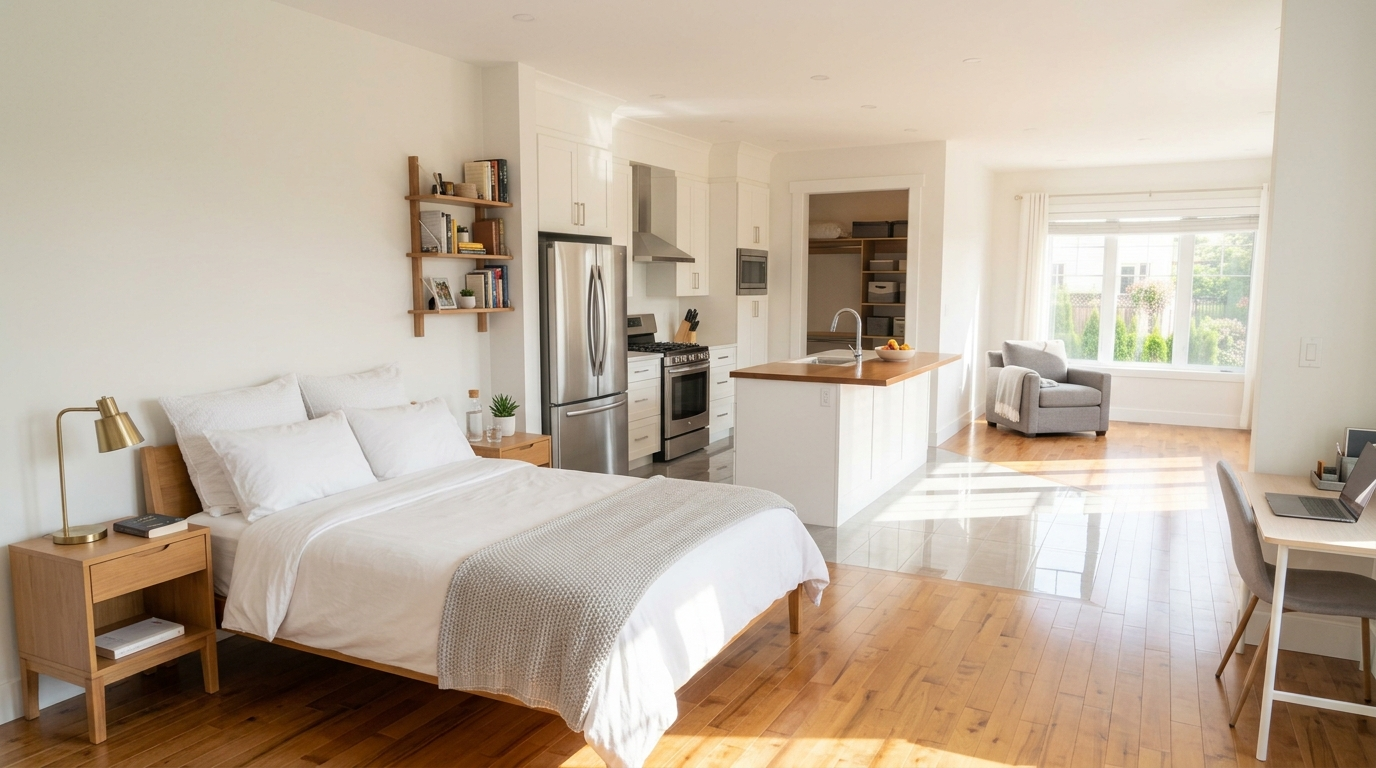 Bedrooms & common rooms